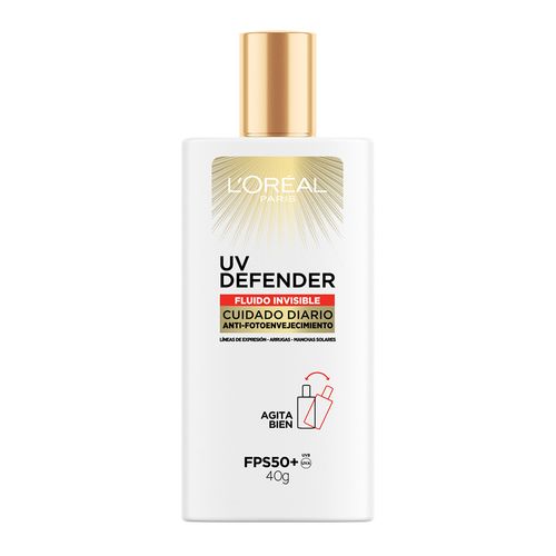 Protector Solar L'Oréal París Uv Defender Incoloro Fps 50+ x 40 g