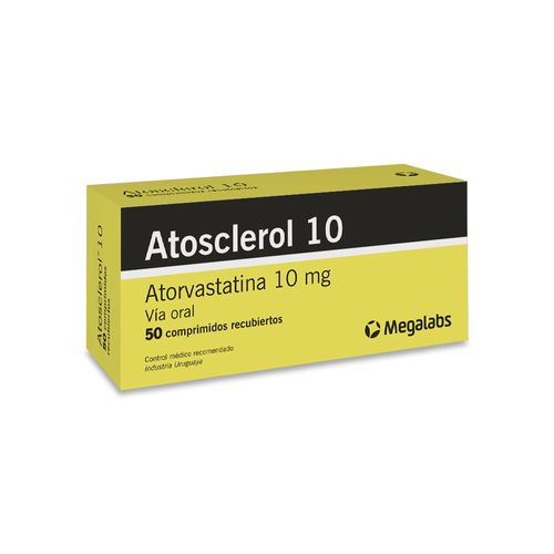 Atosclerol x 10 mg x 50 Comprimidos