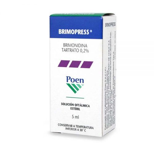 Solución Oftálmica Estéril Brimopress 0,2% x 5 ml