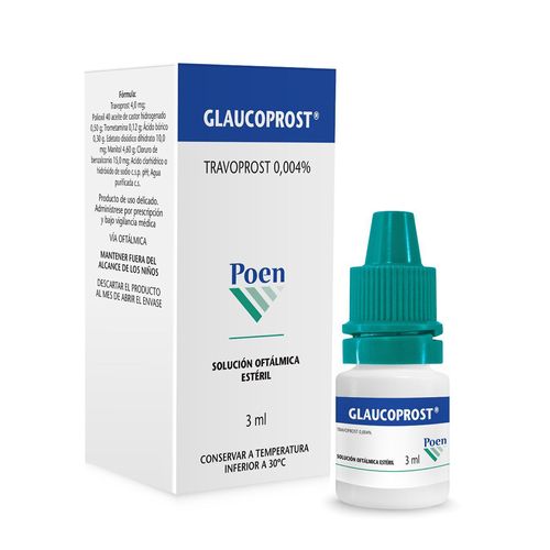 Solución Oftálmica Estéril Glaucoprost x 3 ml