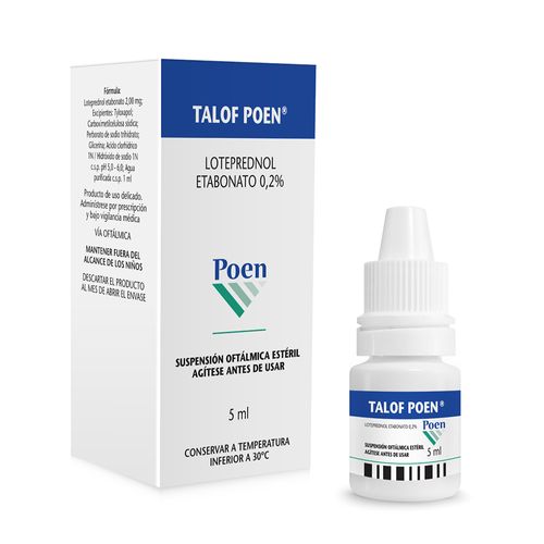 Suspensión Oftálmica Estéril Talof Gotas x 5 ml