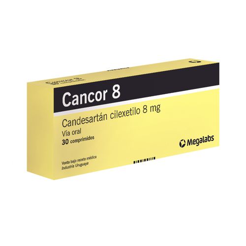 Cancor x 8 mg x 30 Comprimidos