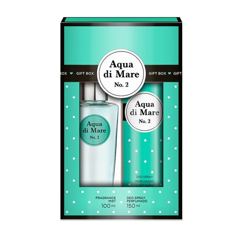 Set Aqua Di Mare No. 2 - EDT x 100 ml + Deo Spray x 150 ml