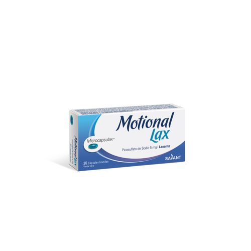 Motional Lax 5 mg x 20 Cápsulas Blandas