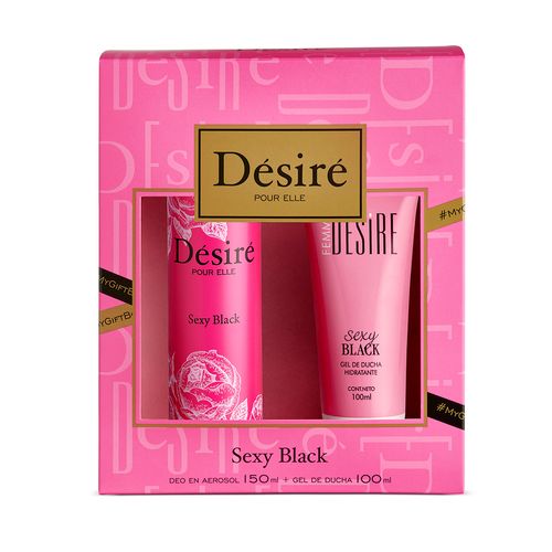 Pack Dr. Selby Desire Sexy Black Desodorante x 150 ml + Gel de Ducha x 100 g