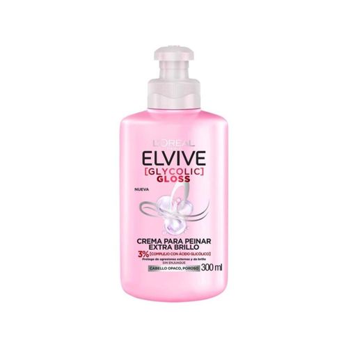 Crema De Peinar Elvive Glycolic Gloss x 370 ml