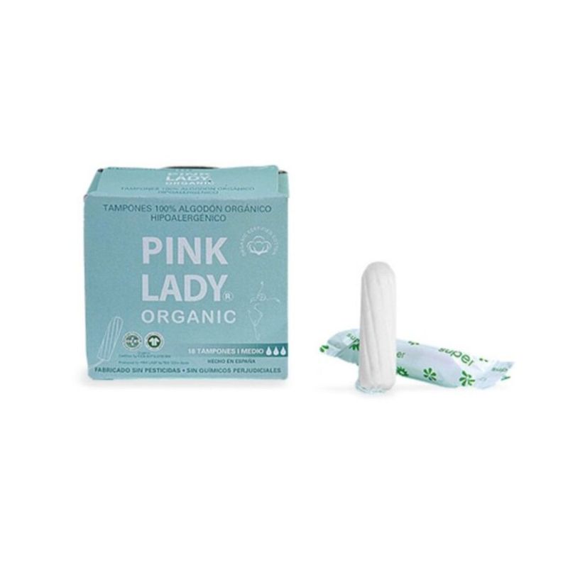 tampon-organico-pink-lady-medio-x-18-un