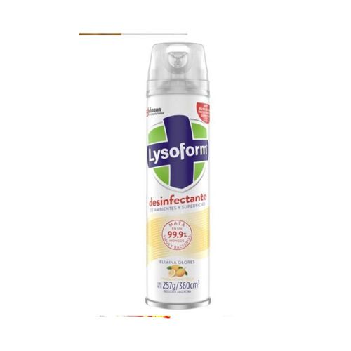 Desinfectante Lysoform Cítrica Aerosol x 360 ml