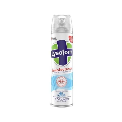 Desinfectante Lysoform Aire de Montaña Aerosol x 360 ml