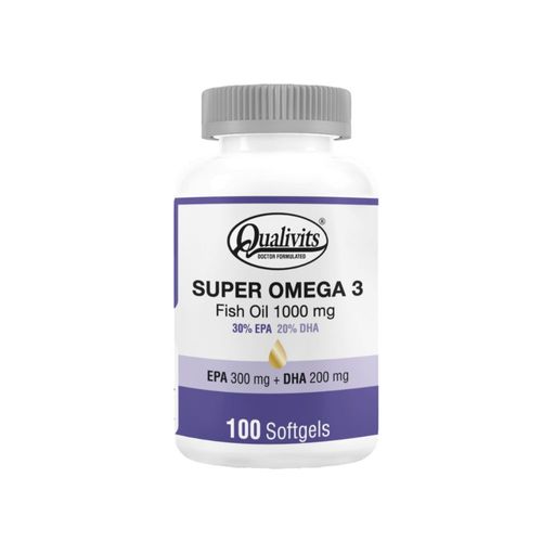 Suplemento Dietario Qualivits Súper Omega 3 1000 mg x 100 caps