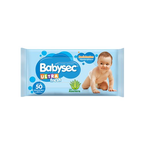 Toallitas Húmedas Babysec Ultra Fresh x 50 un