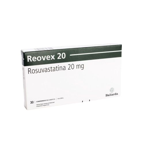 Reovex 20 mg Baliarda x 30 comp