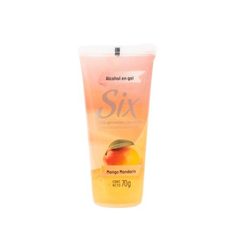 Alcohol en Gel Six Mango y Mandarina x 70 g