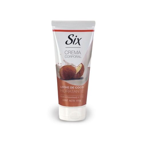 Crema Corporal Six Leche De Coco x 195 g