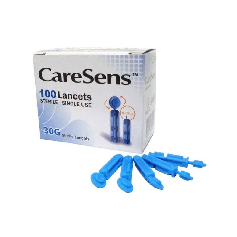 lancets-caresens-x-100-un