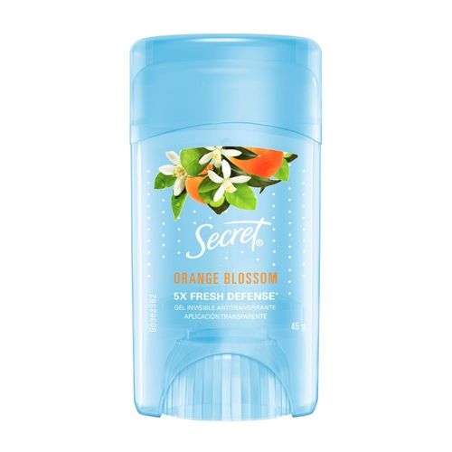 Desodorante Antitranspirante Secret Clear Gel Orange Blossom x 45 g