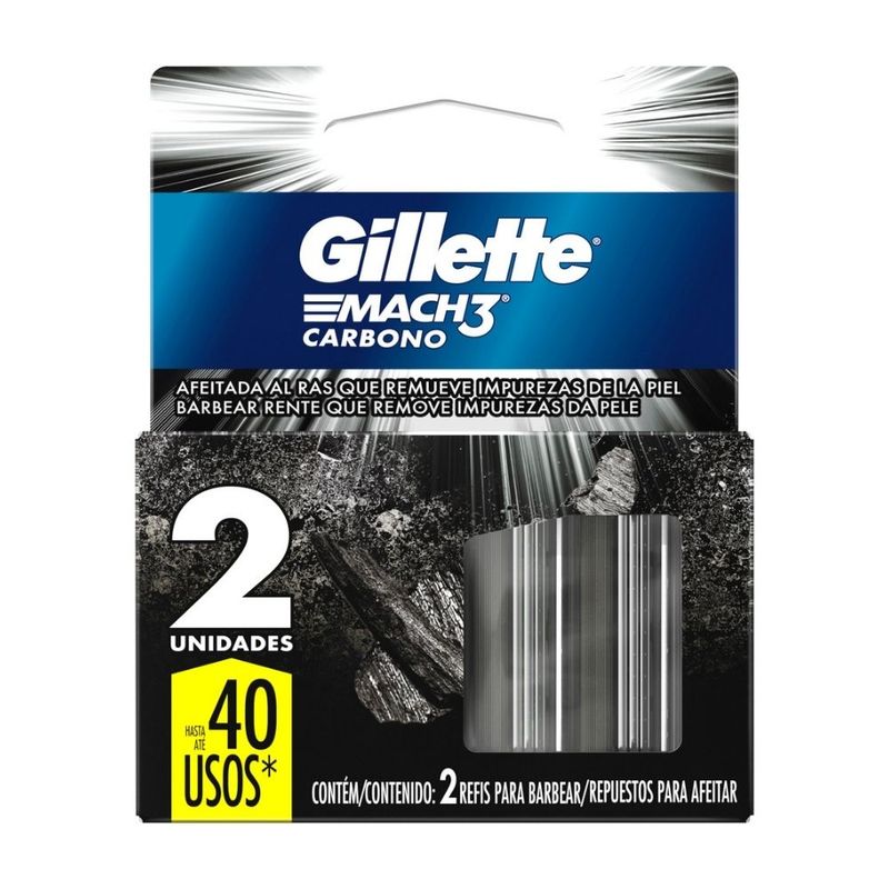 repuestos-para-afeitar-gillette-mach-3-carbono-x-2-un