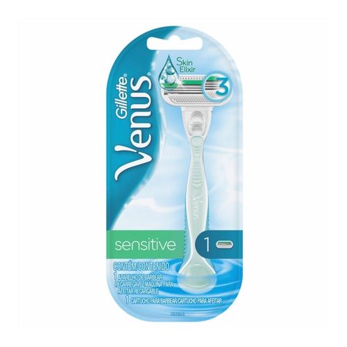 Máquina para Afeitar Gillette Venus Sensitive 3 Filos