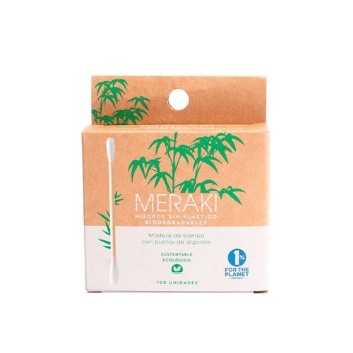 Hisopos Meraki Biodegradables x 100 un