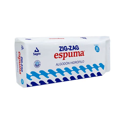 Algodón Zig Zag Espuma x 50 g