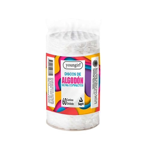 Discos de Algodón Youngirl x 60 un