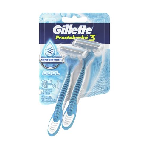 Máquina para Afeitar Gillette Prestobarba 3 Ice Hombre x 2 un