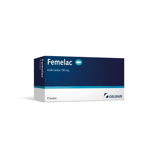 Femelac 190 mg en Óvulos x 7 un