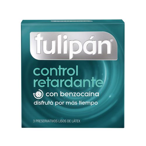 Preservativo Tulipán Control Retardante x 3 un