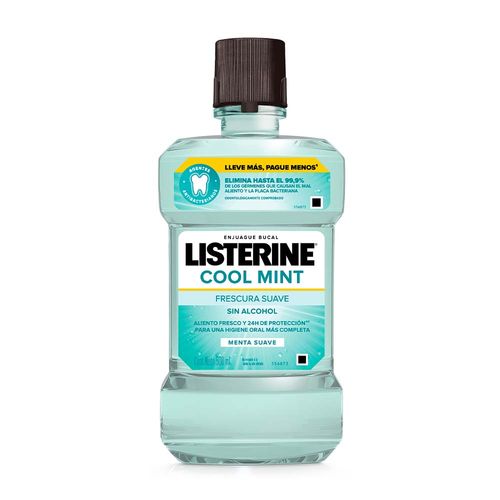 Enjuague Bucal Listerine Cool Mint Zero x 500 ml