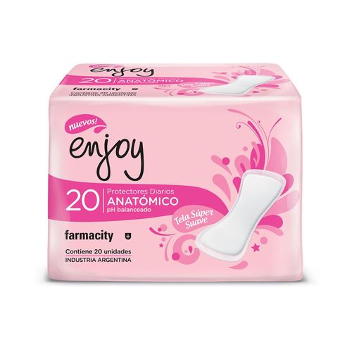 Protectores Diario Enjoy Anatómico x 20 un