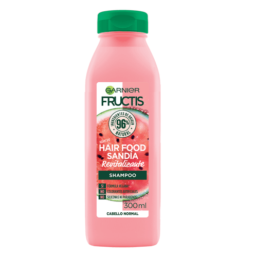 Shampoo Fructis Hair Food Sandía x 300 ml