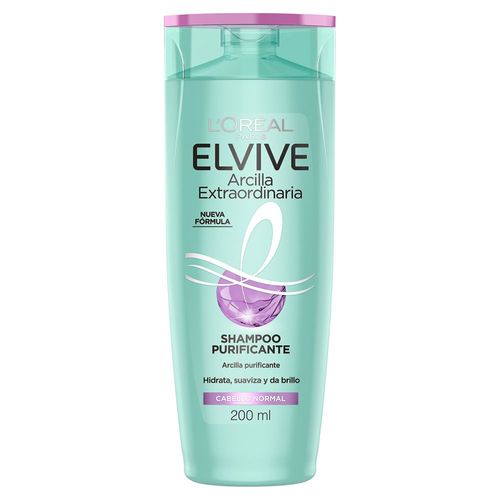 Shampoo L´oreal Elvive Arcilla Purificante x 200 ml