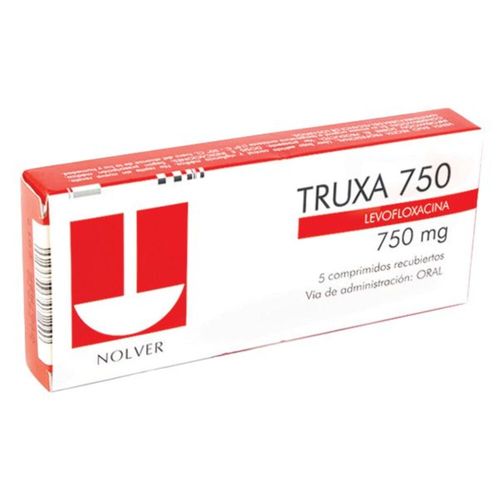 Truxa 750 Levofloxacina 750 mg x 5 Comp Recubiertos