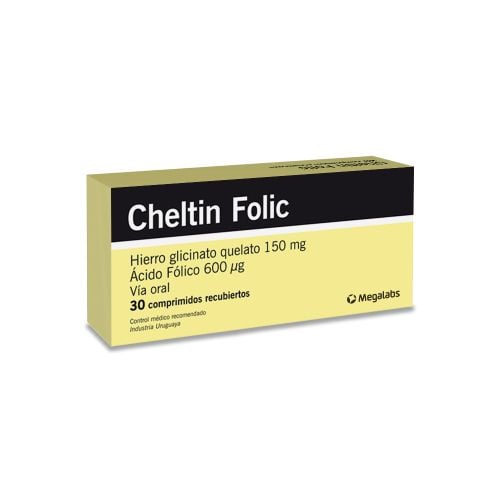 Cheltin Folic 150 mg x 30 Comp Recubiertos