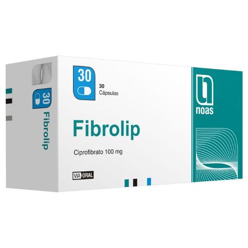 Fibrolip 100 mg x 30 Cáps
