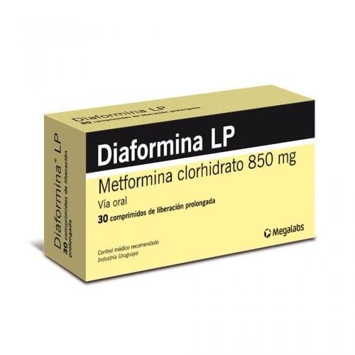 Diaformina Lp 850 mg x 30 Comp