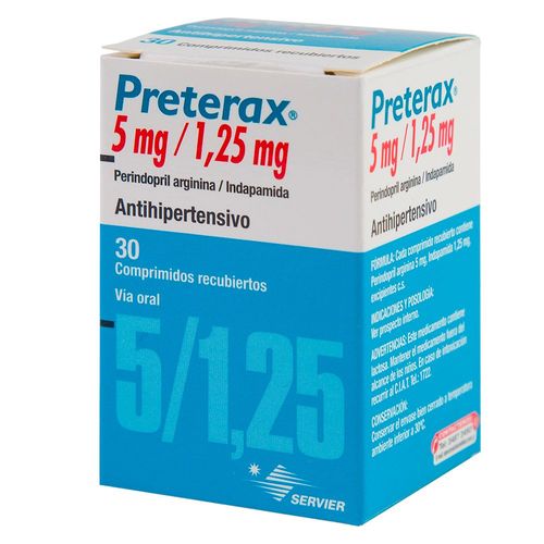Preterax 5/1,25 mg x 30 Comp