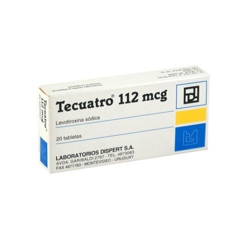 Tecuatro 112 mcg x 20 Comp