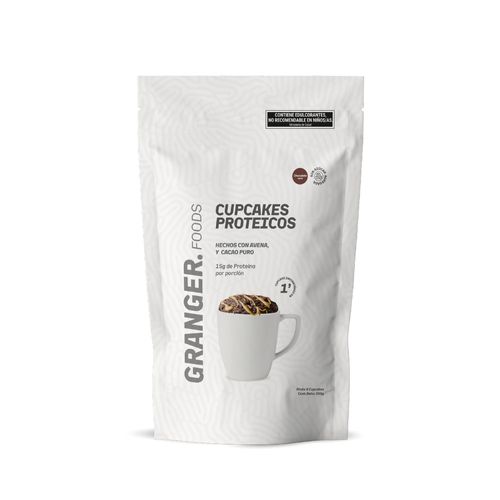 Cupcakes Proteicos Granger Sabor Chocolate