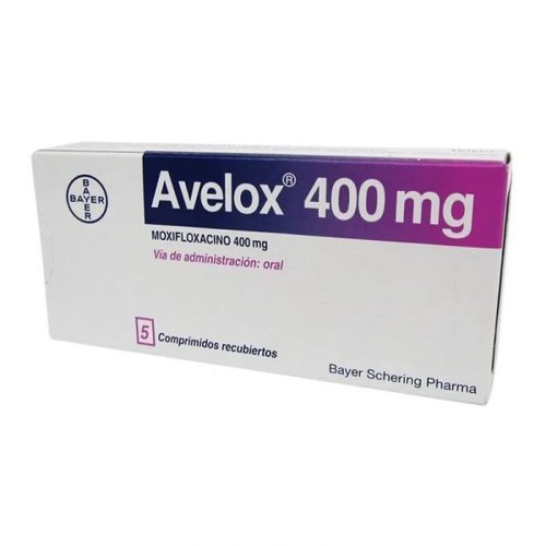 Avelox 400 mg Bayer x 5 Comp Recubiertos