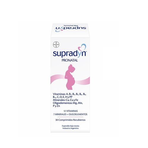 Supradyn Pronatal x 30 Comp Laqueado