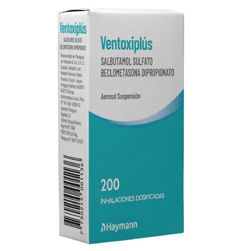 Ventoxiplus Aerosol x 200 Dosis