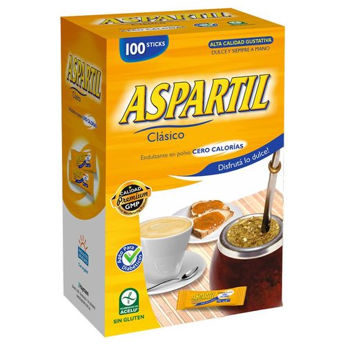 Edulcorante Aspartil x 100 Sticks