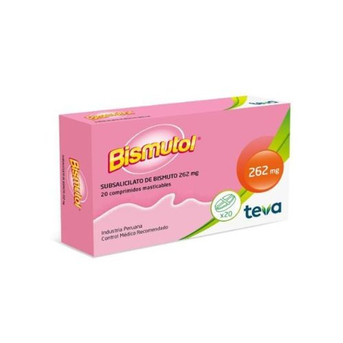 Bismutol x 20 Comprimidos
