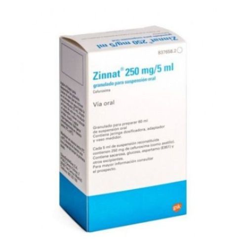 Zinnat 250 mg Suspensión Oral x 5 ml