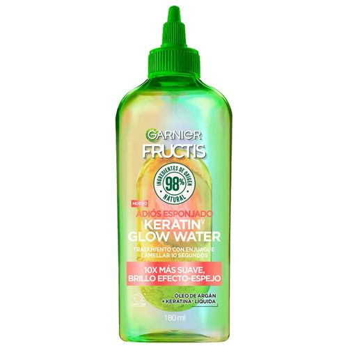Tratamiento Garnier Fructis Adiós Esponjado Keratin Glow Water x 180 ml