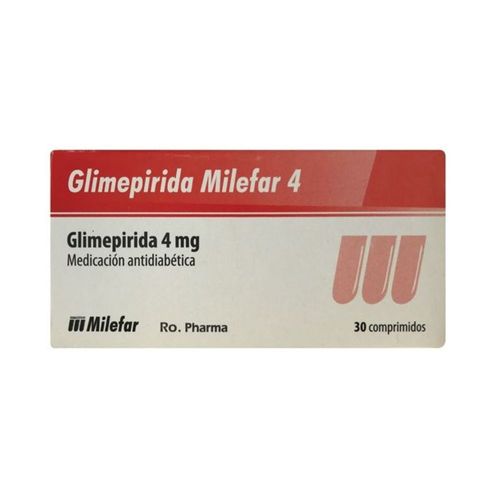 Glimepirida 4 mg x 30 Comp