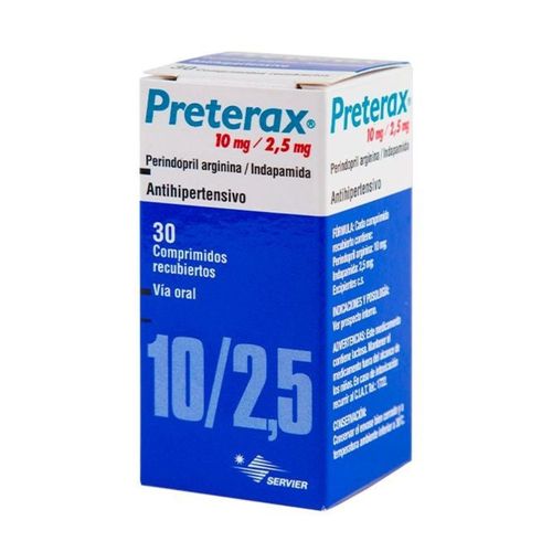Preterax 10 mg/2.5 mg x 30 Comp