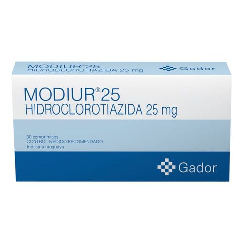 Modiur 25 mg x 30 Comp