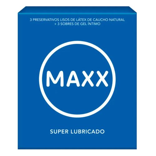 Preservativos Maxx Super Lubricado x 3 un